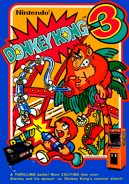 Donkey Kong 3 (US) Game Cover